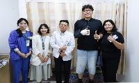 손등 뼈 부러진 몽골 프로농구 선수