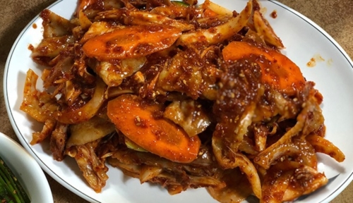 닭곰탕과 닭무침